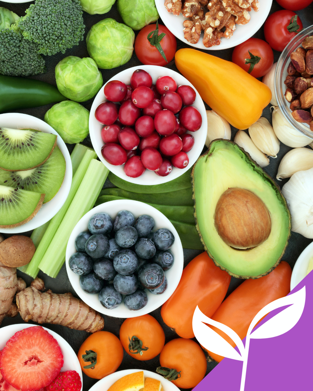 A nourishing salad bowl with colourful fresh vegetables